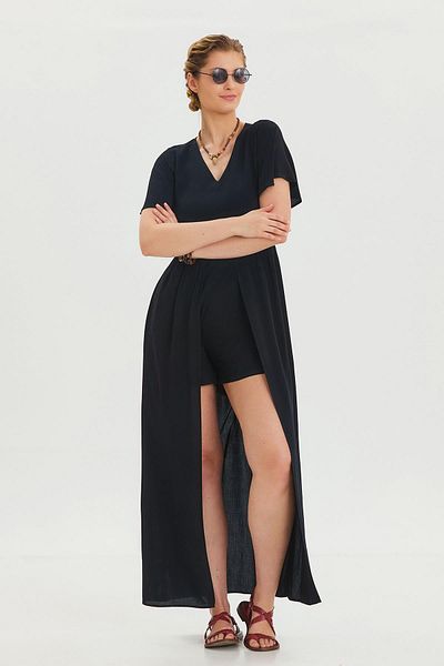 Los banditos Women's Bohemian Jumpsuit with Halter Neck and Elastic Legs