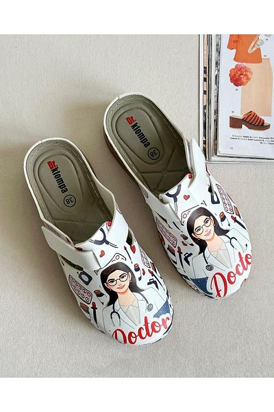 Zuum Dr Betty Printed Anatomic Women's Sabo - Doctor