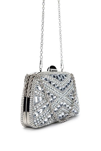 Tamer Tanca Women's Vegan Gray Evening Dress Bag