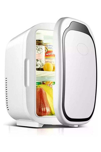 COOYA Mini Fridge, 6L Portable Cooler and Warmer Personal Refrigerator for Skin Care, Beverage, Food