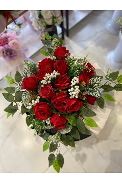Z&B FLOWERS Gelin Araba Süsü Masa Çiçeği Ayna Çiçeği Gelin Araba Çiçeği