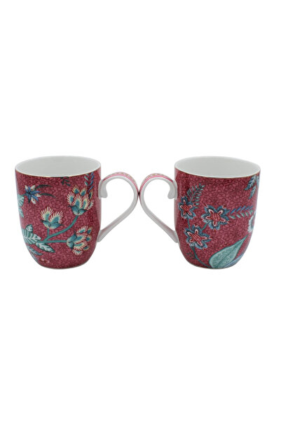 Pip Studio Set of 2 porcelain cups, Pip Studio, 145ml, Flower Festival collection