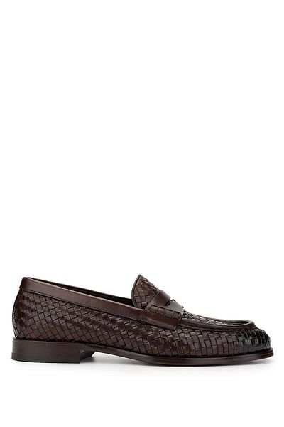 Tamer Tanca Men's Genuine Leather Brown Loafer Shoes