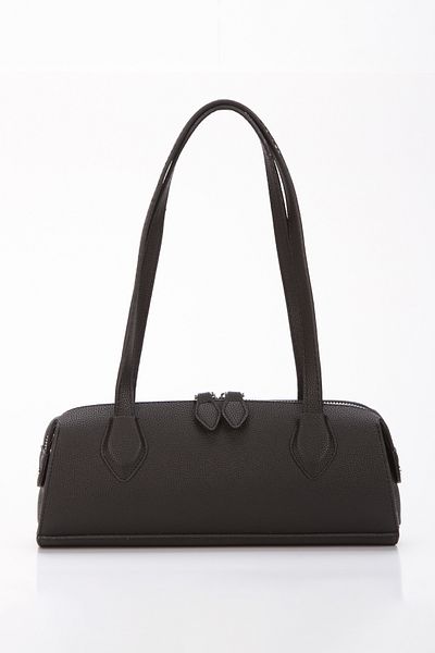 Fidella Women's Black Zipper Closure Shoulder and Hand Bag 217