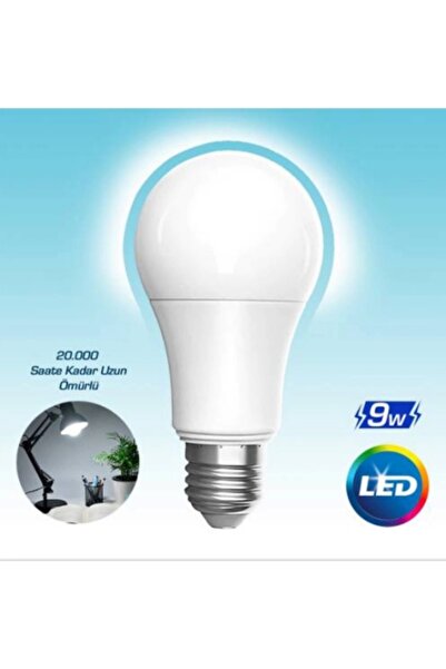 Voltek 9W Led Ampul E-27 Duylu BEYAZ 6500K