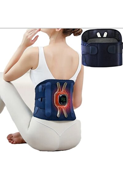 Tastech ŞARJLI ISITMALI BEL BOYUN KARIN BACAK MASAJ KEMERİ KAS ÇALIŞTIRICI MA...