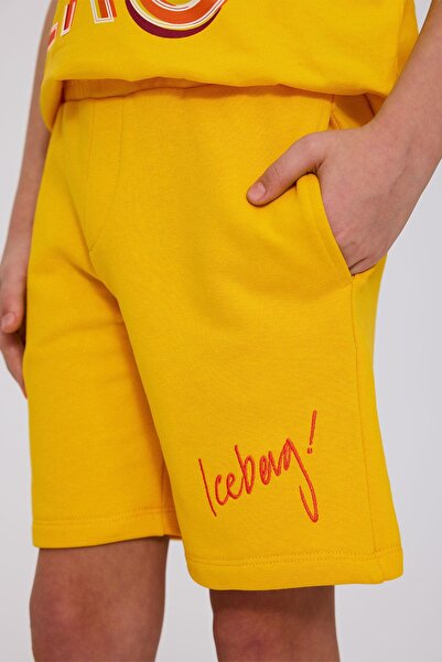 Iceberg BG Store Erkek Çocuk Sarı Şort
