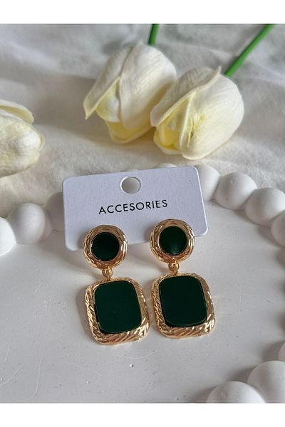 Home Women's Green Color Earrings Khaki Ski Climbing Collar Hut Textile Para Throw Sports Six Production Technology