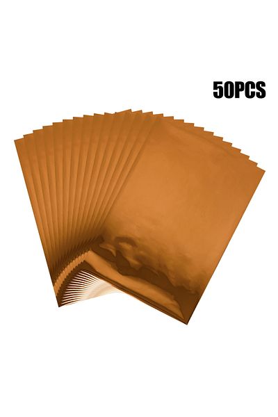 Choice Color 6 50pcs/pack 20x29cm Toner Hot Stamping Foil Paper A4 Toner Reactive Foil Foil By Laser Printe
