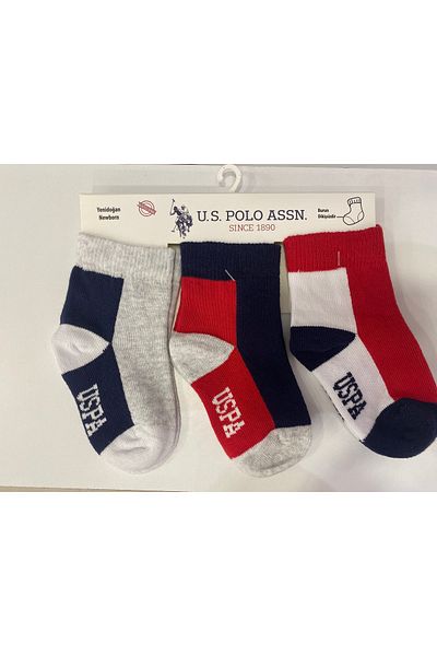 U.S. Polo Assn. U.S. Polo Assn. U.S Polo Baby Boy Socks 3-Pack