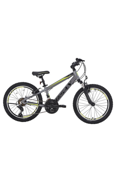 Bisan BİSAN COOPER ÇOCUK BİSİKLETİ 30 CM V 24 JANT 21 VİTES FÜME SİYAH SARI