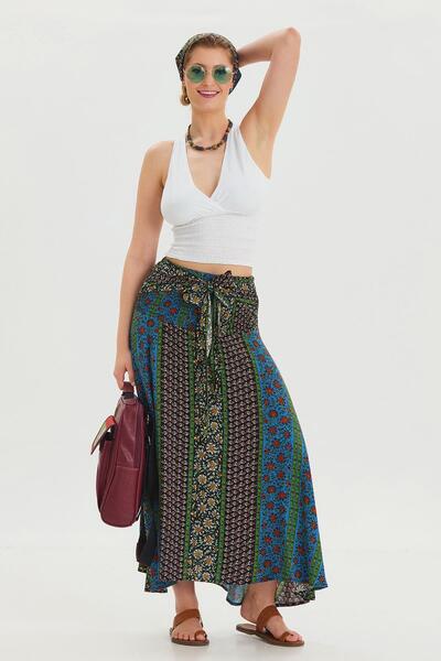 Los banditos Casual Asymmetrical Skirt