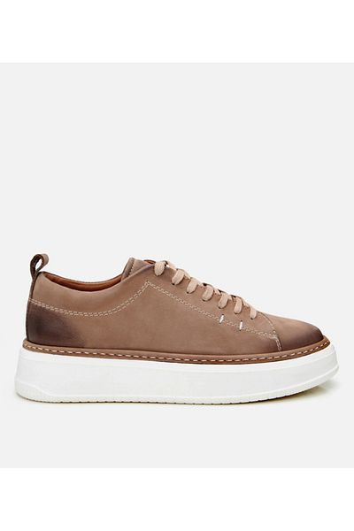 Hotiç Ανδρικά αθλητικά παπούτσια Nubuck Leather Mink Light Sole