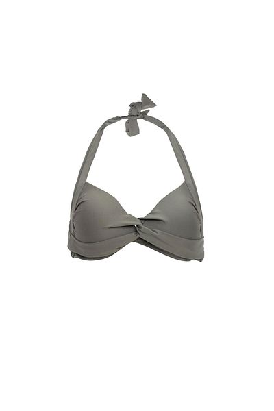 AQUAVİVA Γυναικείο Σετ Μπικίνι Χακί Βιολετί Halter