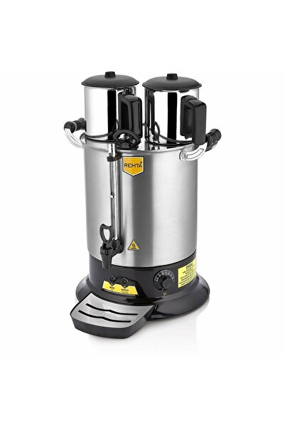 Remta Platin Model Çift Demlikli Çay Makinesi 17 Lt (DEMLİK DAHİL)