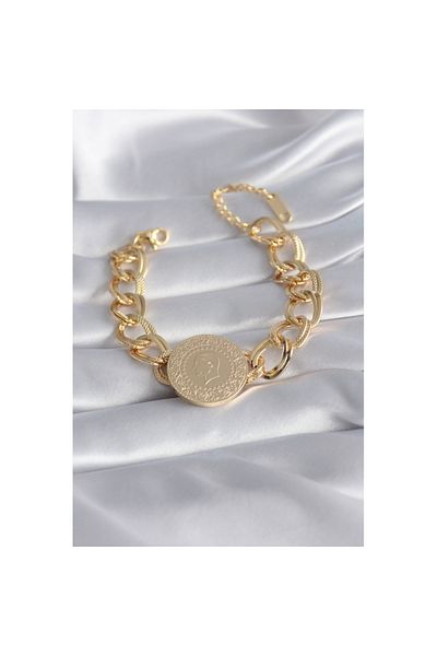 Skygo 316L Steel Gold Color Full Bottom Model Milky Way Women's Bracelet - Tj-Bb5866