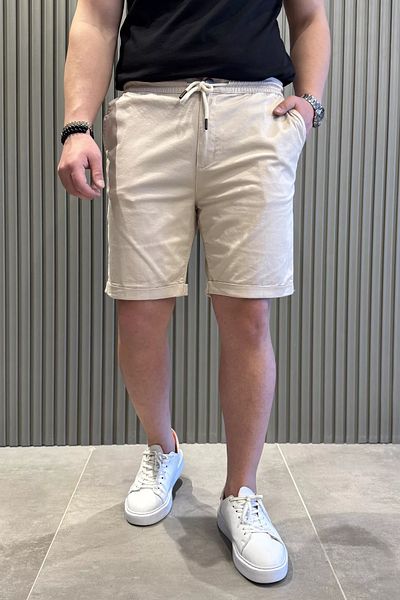 MİSHAR İTALİA Stone Double Leg Men's Shorts
