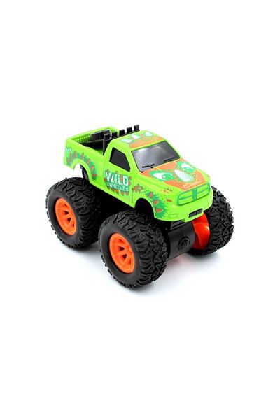 BM GİFT DESİGN Masinuta Wild Wheelz - Dino 4 modele, Galben