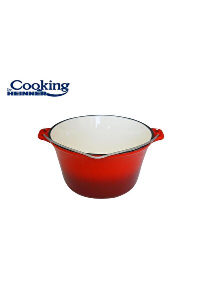 Cooking by Heinner CAST IRON KETTLE, ENAMELLED, 22 x 13 CM, 3 L