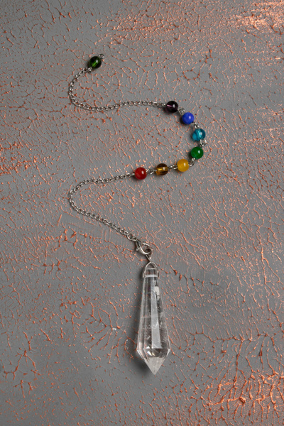 ÇAKRA DOĞAL TAŞ Işık Anahtarı – Kristal Kuvars Pandül