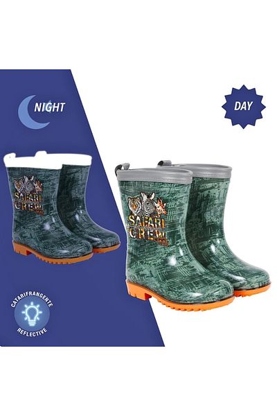 Perletti Rubber boots for boys, Perletti, Safari model, Cool Kids collection, 30-31 EU