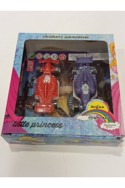 ASATAK Lıttle 2li Oyuncak Araba, Motor, Hafriyat Araçları, Kaykay