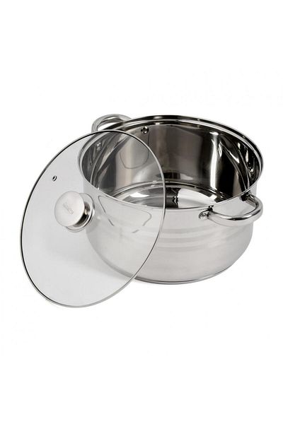 Cooking by Heinner STAINLESS STEEL POT + LID 28 x 15.5 CM, 9 L, MYRA