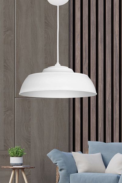 EvLight Oscar White Color Pendant Lamp Chandelier Bedroom Living Room Kitchen Hallway Stylish Lamp