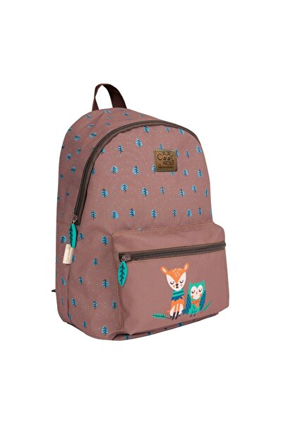 Perletti Rucsac, Perletti, model Vulpe și Bufniță, 36 x 25 x 15 cm, colecția ...