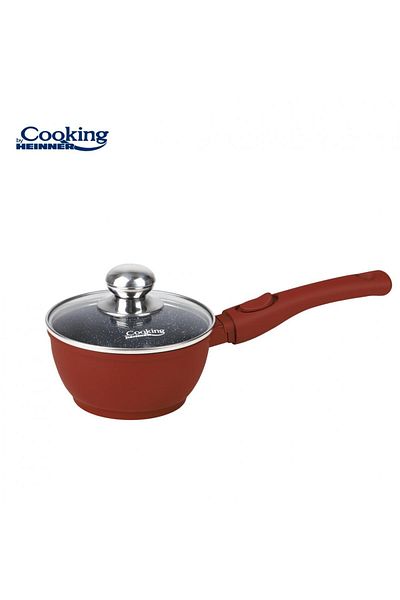 Cooking by Heinner CAST ALUMINUM SAUCEPAN+LID 16x8.2 CM, 1.3 L, CALABRIA