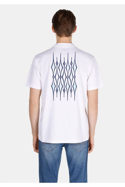 Colin's Comfort Fit Round Neck Plain Men's White Short Sleeve T-Shirt