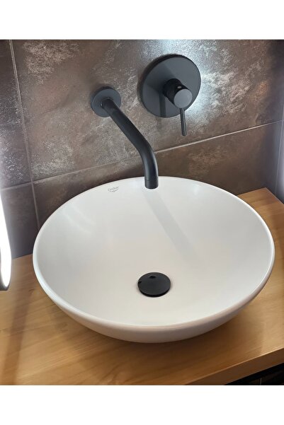 Turkuaz Zero Çanak Lavabo, Ø46 Cm Beyaz