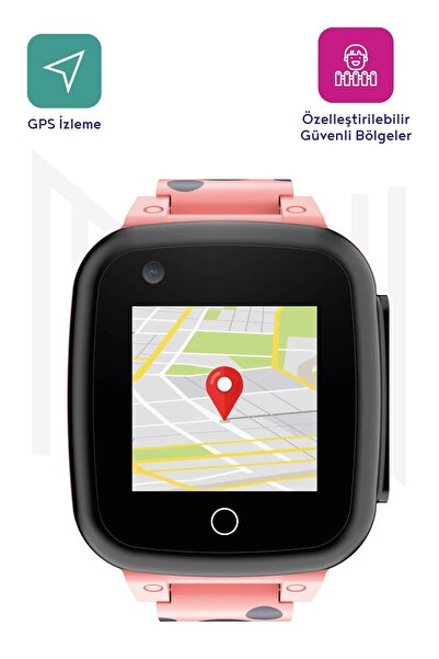 UZ Görüntülü Konuşma Özellikli Ve Gps Konum Takipli Akıllı Çocuk Saati (BTK KAYITLI-YERLİ ÜRETİM)