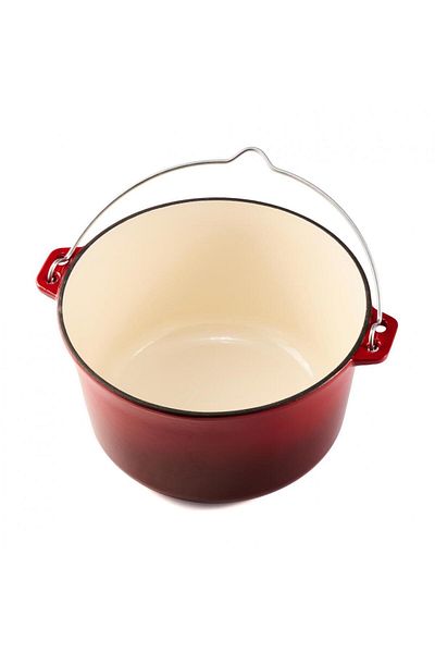 Cooking by Heinner CAST IRON KETTLE, ENAMELLED, 25 x 14 CM, 5 L