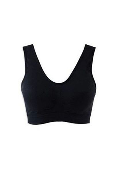 Sistina Black Seamless Women's Padded Bra Corset - 704