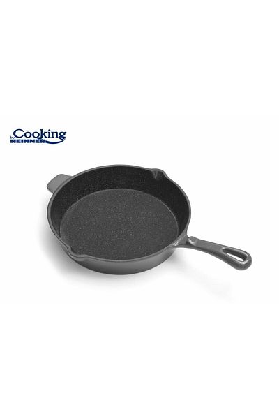 Cooking by Heinner ENAMELED FRY PAN 26 x 5 CM, MARBLE GREY