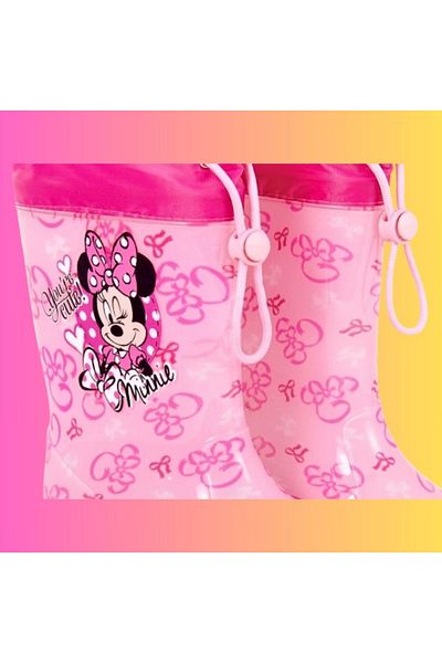 Perletti Girls' rubber boots, Perletti, Minnie Mouse model, Minnie collection, 26-27 EU