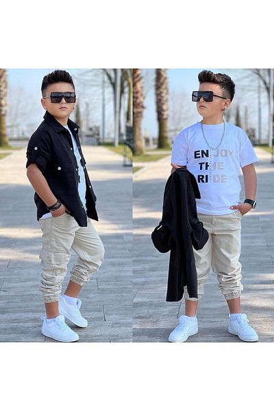 WARDA Boy's Triple Gabardine Suit