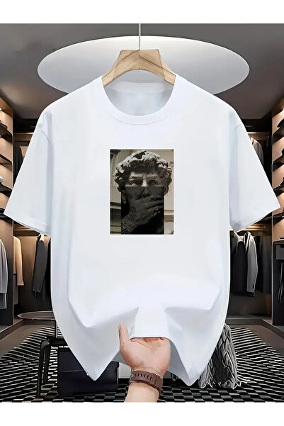 Karatopak Tricou oversize cu imprimeu Sculpture cu gura închisă