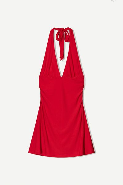 Bershka Halter mini dress