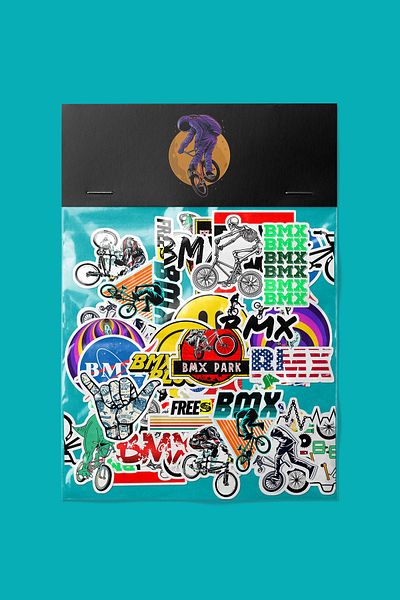 dadi ramba Bmx -Bullet Journal - Agenda - Planner - Notebook - Laptop Sticker Sticker - Sticker Pack