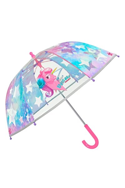Perletti Umbrelă transparentă Perletti CoolKids Unicorn 60cm