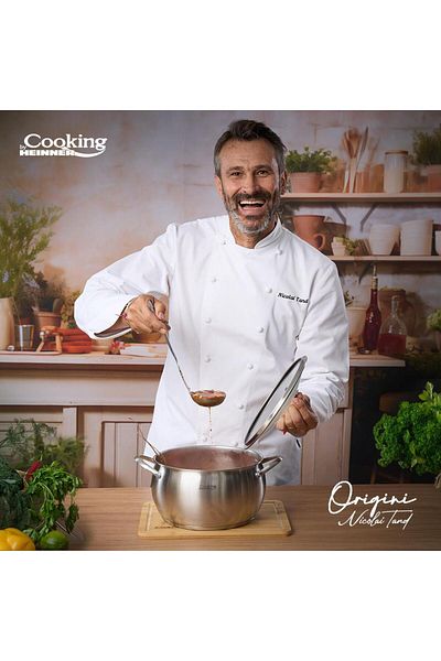 Cooking by Heinner STAINLESS STEEL POT 24 x 13.5 CM, 6 L, NICOLAI TAND