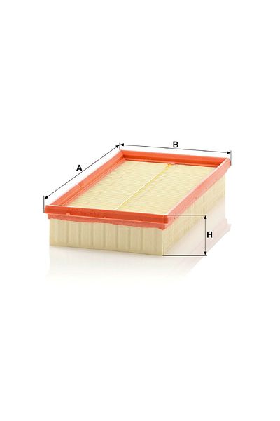 Mann Fılter Air Filter Ford Focus Mk1 Hatchback 1.6 16V Flexifuel 01.2002 - 11.2004 1596 Cm3 102 Hp