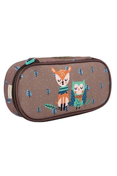 Perletti Penar cu un compartiment, Perletti, model bufniță și cerb, 5x22x10 c...