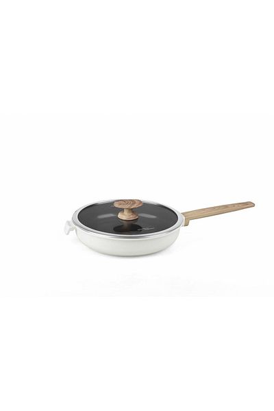 Heinner ALUMINUM PAN+LID 20x4.5 CM, WILD STONE, COOKING BY