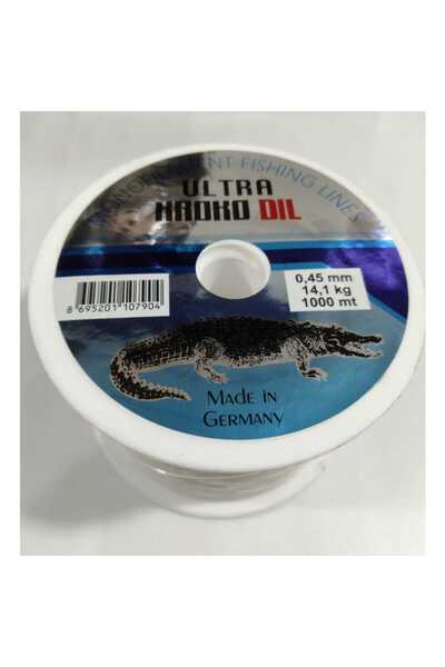 KROKODİL Krokodil Ultra Monofılament Bobin Misina 1000 MT 0,45 MM