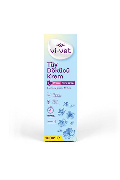 Vi-vet Hair Removal Cream 100 ml (Unisex/All Skin)
