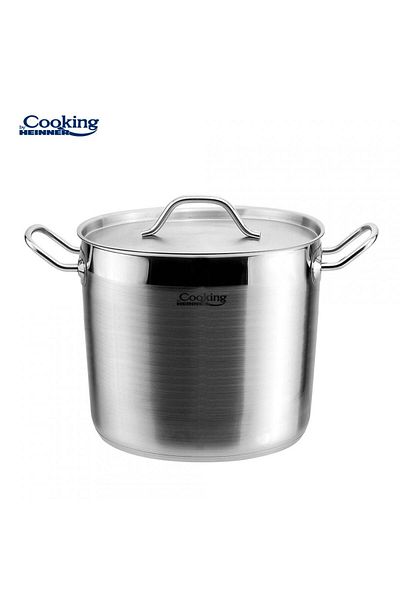 Cooking by Heinner STAINLESS STEEL POT + LID 18 x 15 CM, 3.5 L, MAESTRO