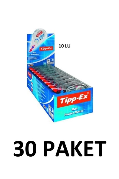 Tipp-Ex 30 عبوة من ماكينة تشذيب شريط الماوس الصغيرة للجيب - داكسيل 5 مم × 6 طن
